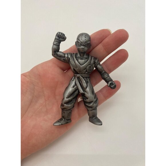 Vintage Burger King Dragon Ball Z Silver Krillin Figurine Toy - Rare Toys - Picture 5 of 7
